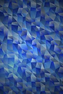 Abstract Blue Geometric Pattern 库存插图