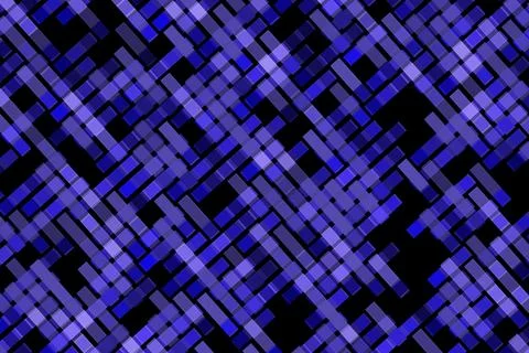 Abstract blue geometric pattern with lines and squares Stock Illustration