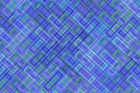 Abstract blue geometric pattern with lines and shapes Stock Illustration