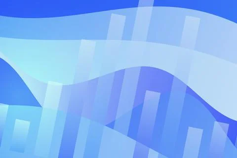 Abstract blue geometric pattern with lines and shapes Stock Photos