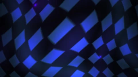 Abstract Blue Geometric Pattern Motion Background with Pulsing Light Effects. Stock Footage 340486794