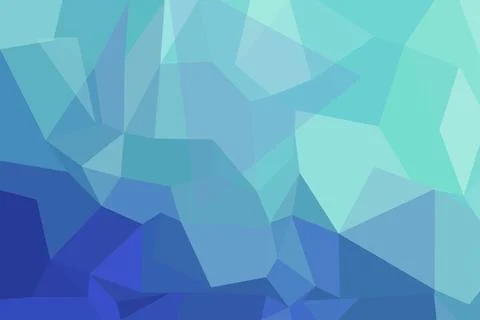 Abstract blue geometric pattern with polygon shapes Stock Photos