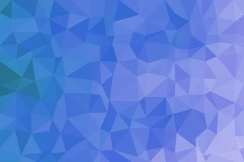 Abstract blue geometric pattern with polygons and shades Stock Illustration