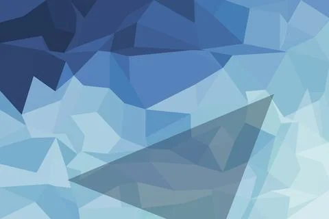 Abstract blue geometric pattern with polygons and triangles Stock Photos