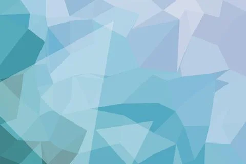 Abstract blue geometric pattern with polygons and triangles Stock Photos