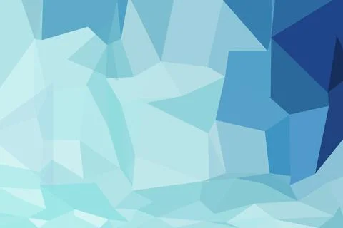 Abstract blue geometric pattern with sharp shapes and lines Stock Photos