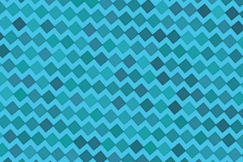 Abstract blue geometric pattern with squares and zigzags Illustrazione stock