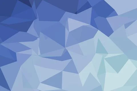 Abstract blue geometric pattern with triangles and polygons Stock Photos