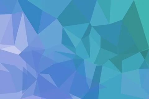 Abstract blue geometric pattern with triangles and polygons Stock Photos