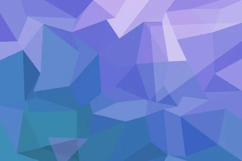 Abstract blue geometric pattern with triangles and polygons Stock Photos