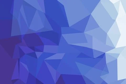 Abstract blue geometric pattern with triangles and polygons Stock Photos