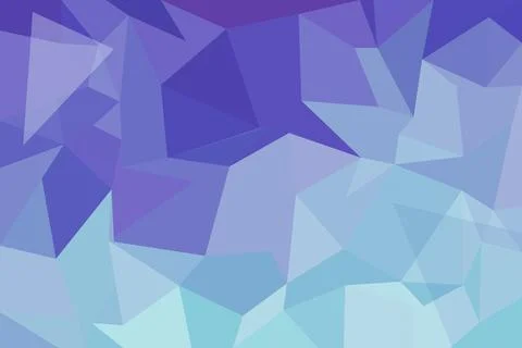 Abstract blue geometric pattern with triangles and polygons Stock Photos
