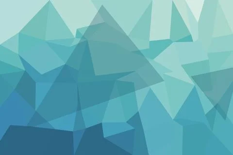 Abstract blue geometric pattern with triangles and polygons Stock Photos