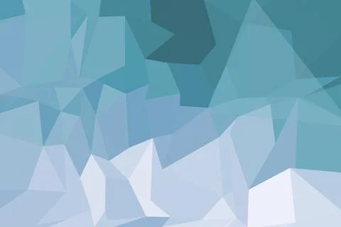 Abstract blue geometric pattern with triangles and shapes Stock Photos