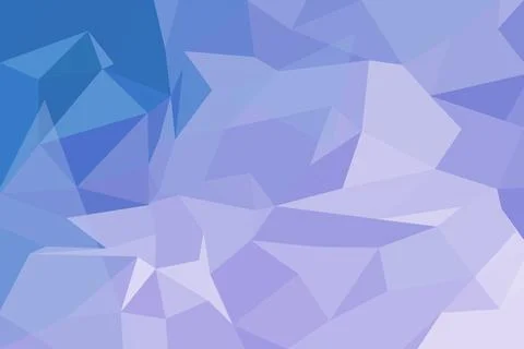 Abstract blue geometric pattern with triangles and polygons Stock Photos