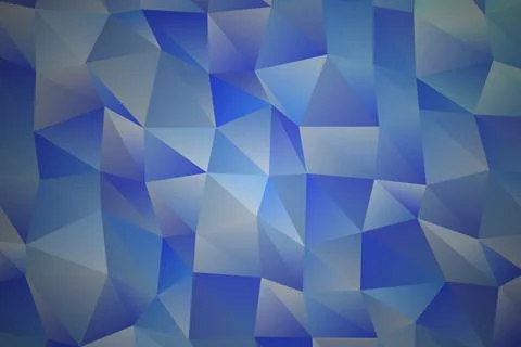Abstract blue geometric pattern with triangular shapes Stock Photos