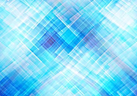 Abstract blue geometric patterns background Stock Illustration