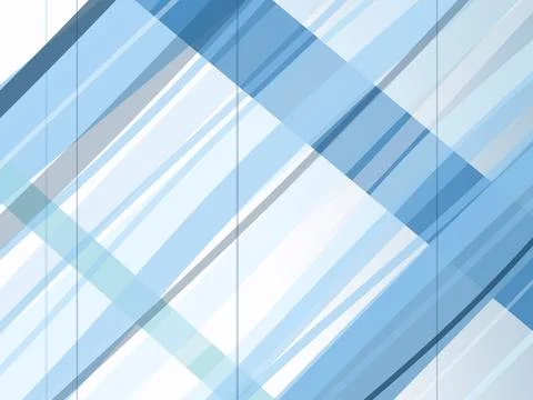 Abstract blue geometric plaid pattern with clean stripes and soft tones, de.. Stock Illustration