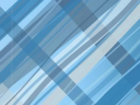 Abstract blue geometric plaid pattern with diagonal stripes and soft gradie.. 스톡 일러스트