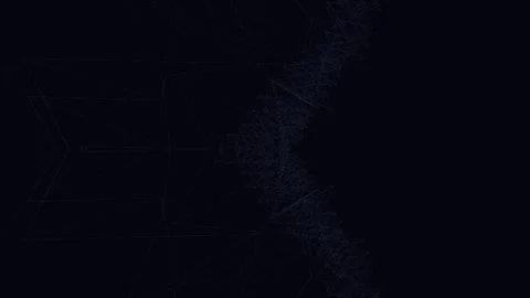 Abstract Blue Geometric Plexus Motion Background Видео 332392163