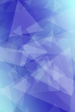 An abstract blue geometric polygon pattern with soft gradients and sharp fa.. Stock Illustration