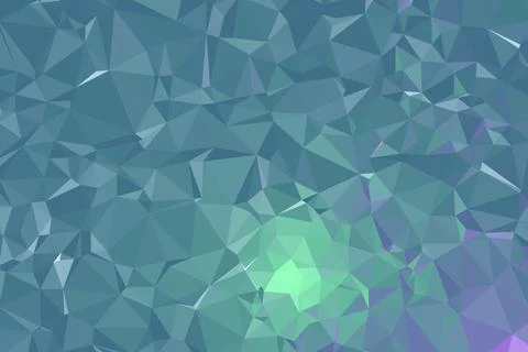 Abstract Blue Geometric Polygonal background molecule and communication. Conc Stock Illustration