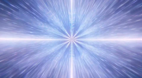 Abstract blue geometric rays with central light Stock Footage 331461557