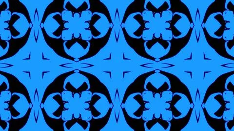 Abstract blue geometric seamless pattern background. Abstract Stripes Kaleido Stockillustratie
