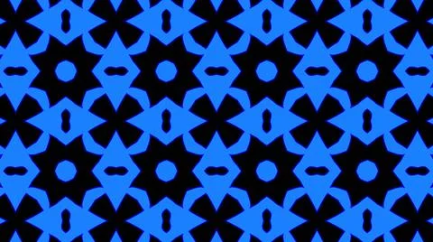 Abstract blue geometric seamless pattern background. Abstract Stripes Kaleido Stockillustratie