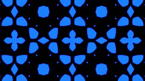 Abstract blue geometric seamless pattern background. Abstract Stripes Kaleido 스톡 일러스트