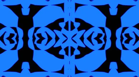 Abstract blue geometric seamless pattern background. Abstract Stripes Kaleido イラスト素材