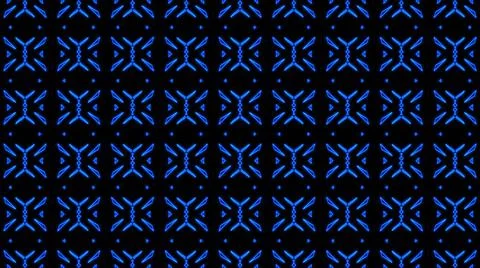 Abstract blue geometric seamless pattern background. Abstract Stripes Kaleido Stock Illustration