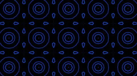 Abstract blue geometric seamless pattern background. Abstract Stripes Kaleido Stock Illustration