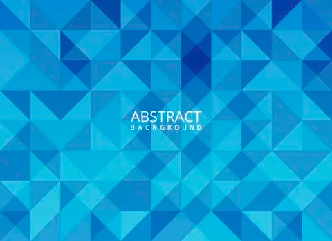 Abstract blue geometric shape background Stock Illustration