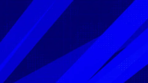 Abstract blue geometric shapes with dynamic light streaks during a slow cam.. Vídeo Stock 346532461