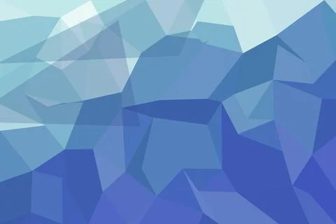 Abstract blue geometric shapes pattern for background or design Stock Illustration