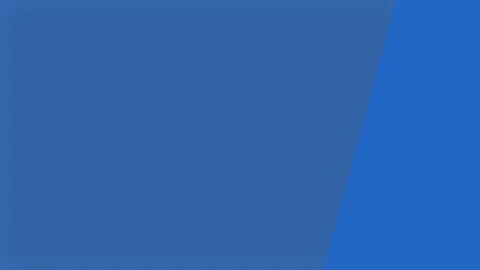 Abstract Blue Geometric Shapes Transitioning with Black Bar for Text Overlay Stock Footage 340943514