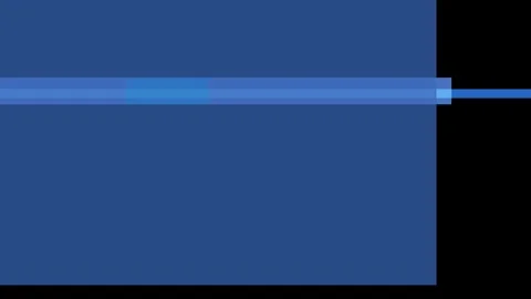 Abstract blue geometric shapes with transparent overlay on a dark background Stock Footage 335430910