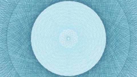 Abstract Blue Geometric Spirograph Pattern Background Ilustración de archivo