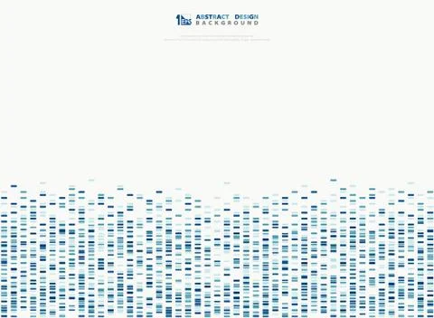 Abstract blue geometric square pattern sound waves. illustration vector eps10 스톡 일러스트