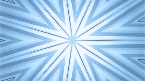 Abstract blue geometric starburst background loop with concentric light lines. Stock Footage 340858704