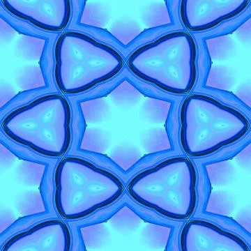 Abstract blue geometric texture or background made seamless Stock Illustration