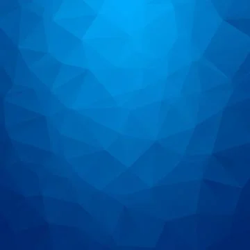 Abstract blue geometric triangle background Stock Illustration