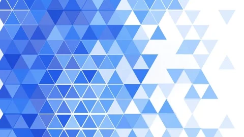 Abstract Blue Geometric Triangle Pattern Background Design. Stock Footage 336620526