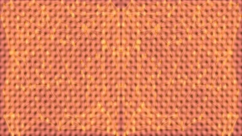 Abstract blue geometric weave mesh pattern background texture for modern desi Stock Footage 333442238