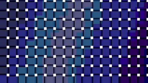 Abstract Blue Geometric Weave Pattern Background with Modern Digital Textur.. Stock Illustration