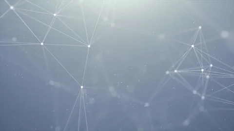 Abstract Blue Geometrical plexus Lines And Dots loop Background Stock Footage 94691847