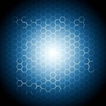 Abstract blue geometry background Abstract blue geometry background with h... Stock Photos