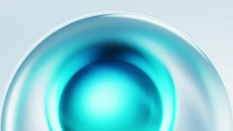Abstract blue glass bubbles background, 3d rendering. Stock Footage 341311523