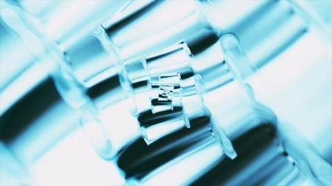 Abstract blue glass refraction texture futuristic background Illustration